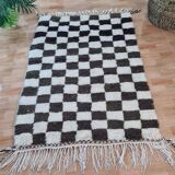 Handmade wool Berber rug 150 X 100 CM
