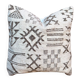 Handmade Berber wool cushion: Moroccan Kilim cushion (45x45cm)