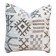 Handmade Berber wool cushion: Moroccan Kilim cushion (45x45cm)