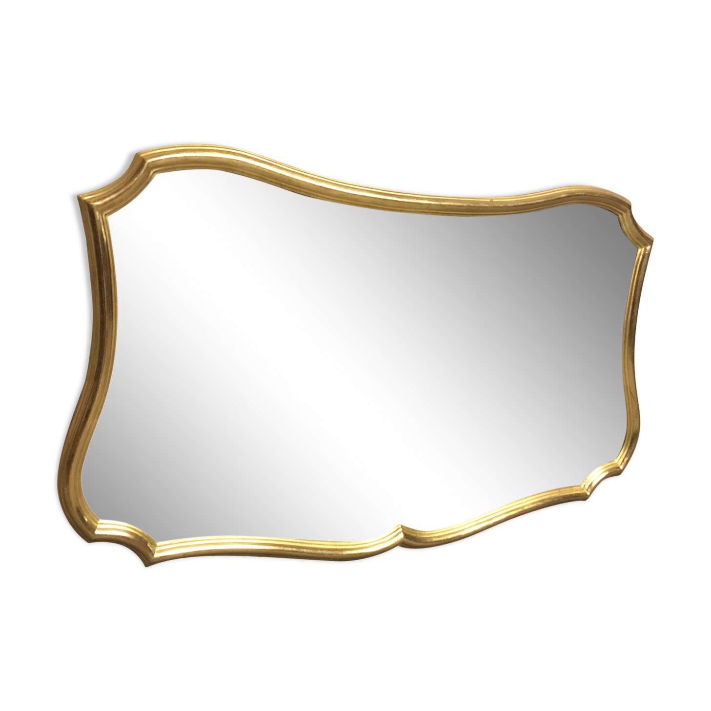 Mirror Louis XV gilded 100x56cm