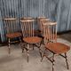 Set of 6 vintage Baumann Tacoma Menuet bistro chairs