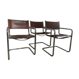 Set of 3 armchairs