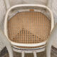 Caned bistro chair