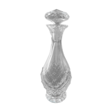 Carved crystal decanter 19th century