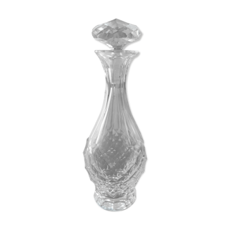 Carved crystal decanter 19th century