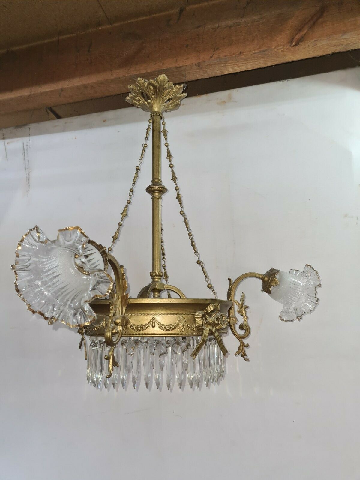 brass grapefruit chandelier