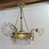 brass grapefruit chandelier