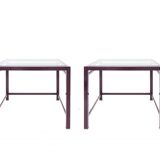 Tables vintage violette 1980s