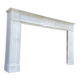 Louis XVI fireplace in Carrara marble