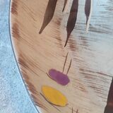 West German Freeform MCM ceramic plate, 1950s/60s