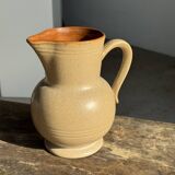 Vintage stoneware round carafe