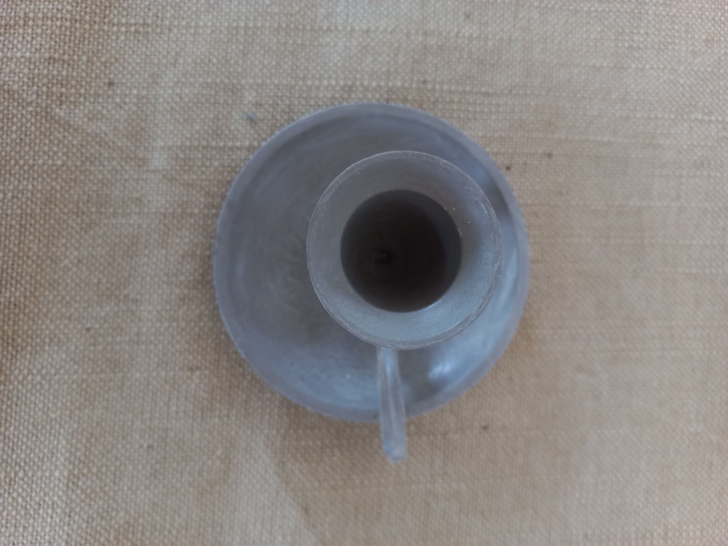 Candle holder chandelier cellar rat patinated linen