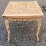 Louis XV extendable dining table, renovated, oak, 120-200cm, 19th century.