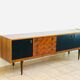 Vintage walnut sideboard 1960