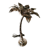 Nickel silver palm lamp