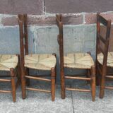Set of 6 antique chairs