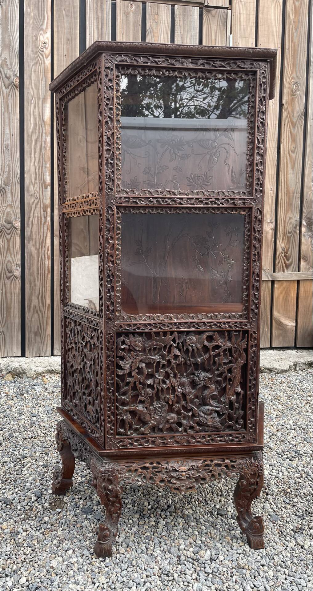 Vitrine cabinet de présentation chinois