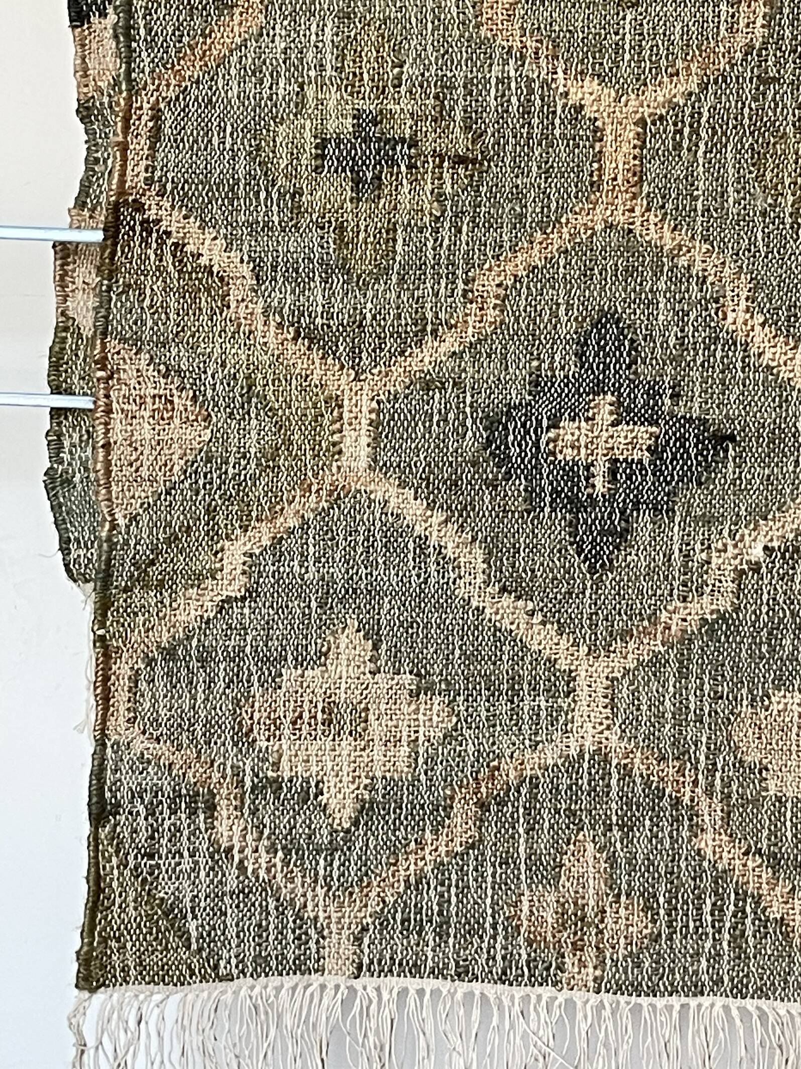 2.5x8 Ft-Hemp\Cotton Handwoven Kilim Runner,Home Decor,Gift,Bed Side Runner,Floor,Lobby,Rug/Carpet.
