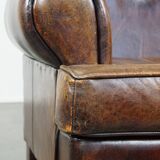 Sheep leather armchair