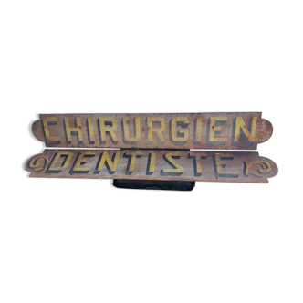 Metal sign 1930