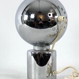 Italian Space Age chrome table lamp signed by Reggiani