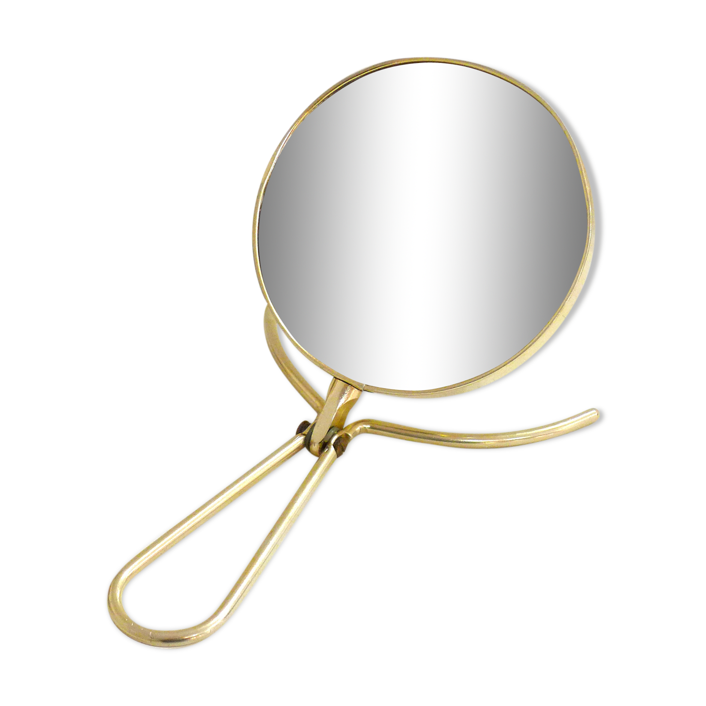 Golden hand and pose mirror 24x14cm