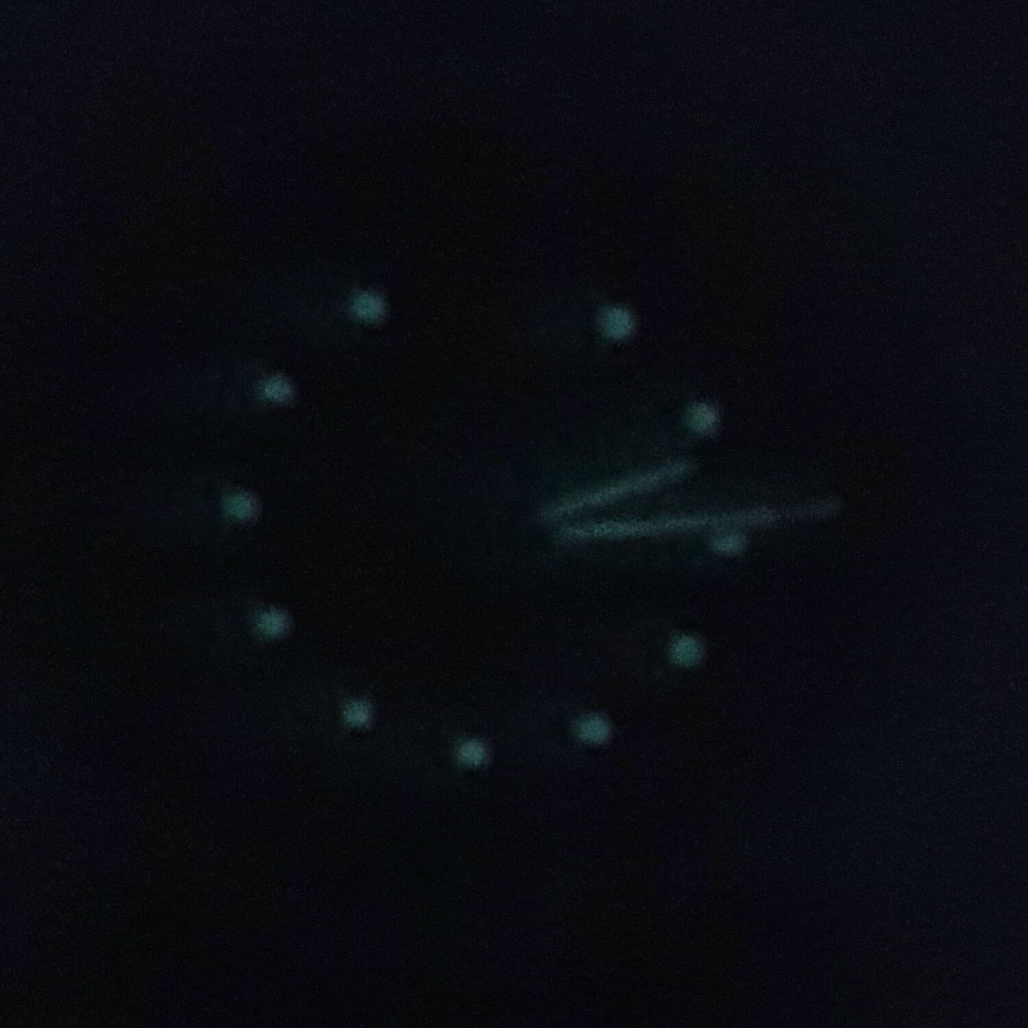 SMI blue alarm clock