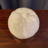 White earthenware pumpkin-shaped candy