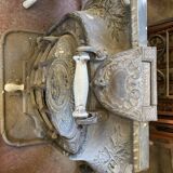 Cast iron poele emailthe brand la salamandre e l habouche model louis xvi late nineteenth