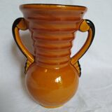 Ceramic vase from the french manufacturer vallauris. vintage 70s.