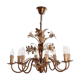 Italian hollywood regency chandelier 1960s