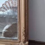 Antique rectangular mirror with moldings 103 x 68