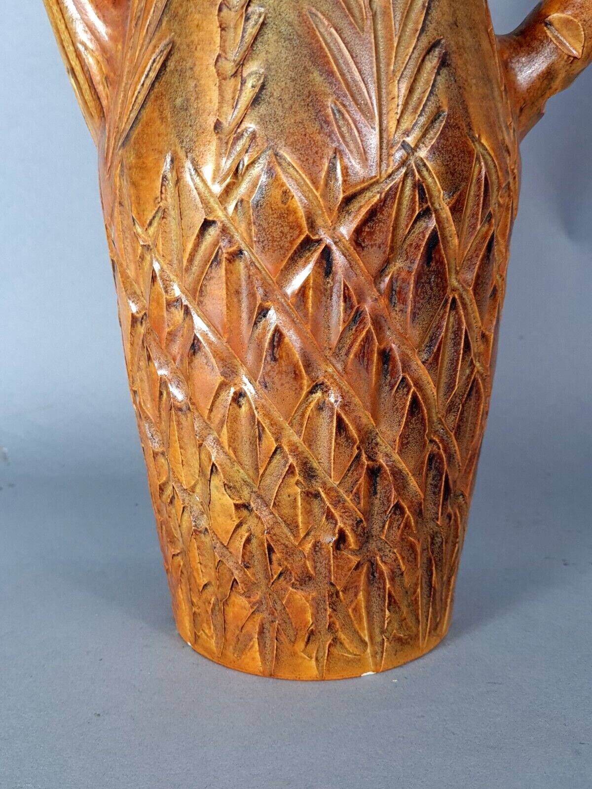 Large original ceramic pitcher Marius Bessone Vallauris vintage 50s B808