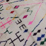 Handmade moroccan berber rug 260 x 157 cm