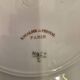 Japanese-style plate Haviland Limoges L'Escalier de Cristal Chèvre pattern