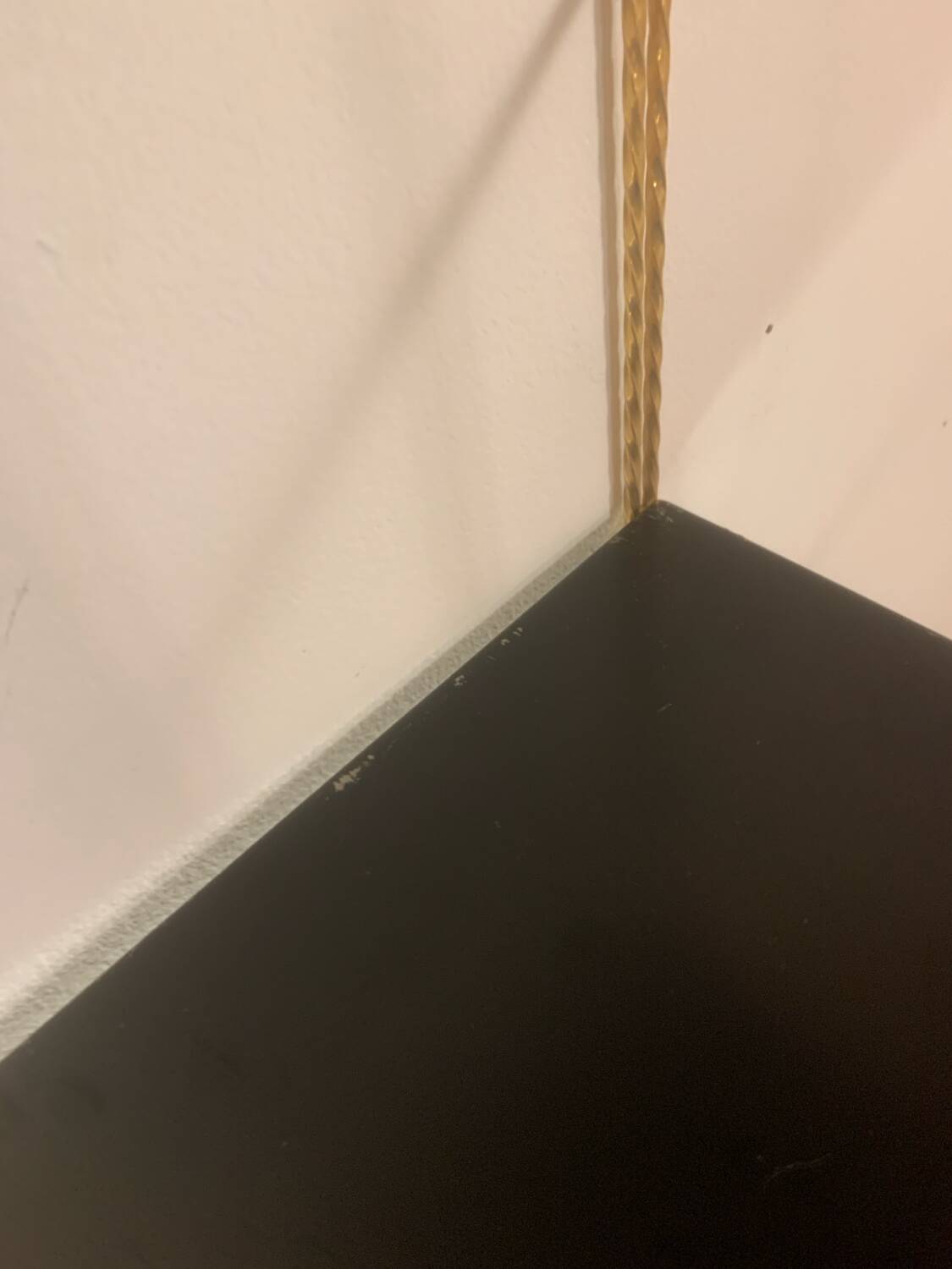 Vintage metal wall shelf