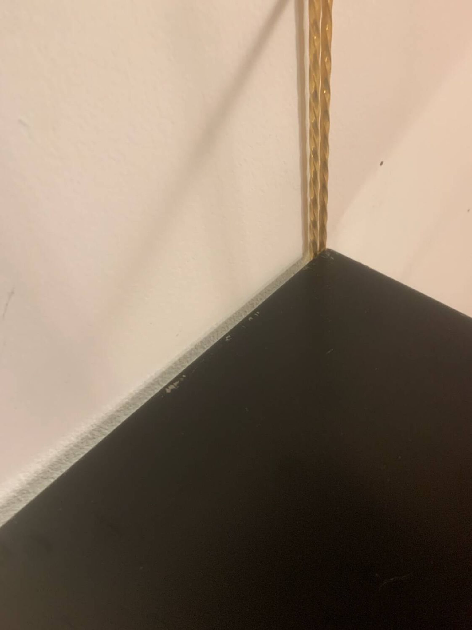 Vintage metal wall shelf