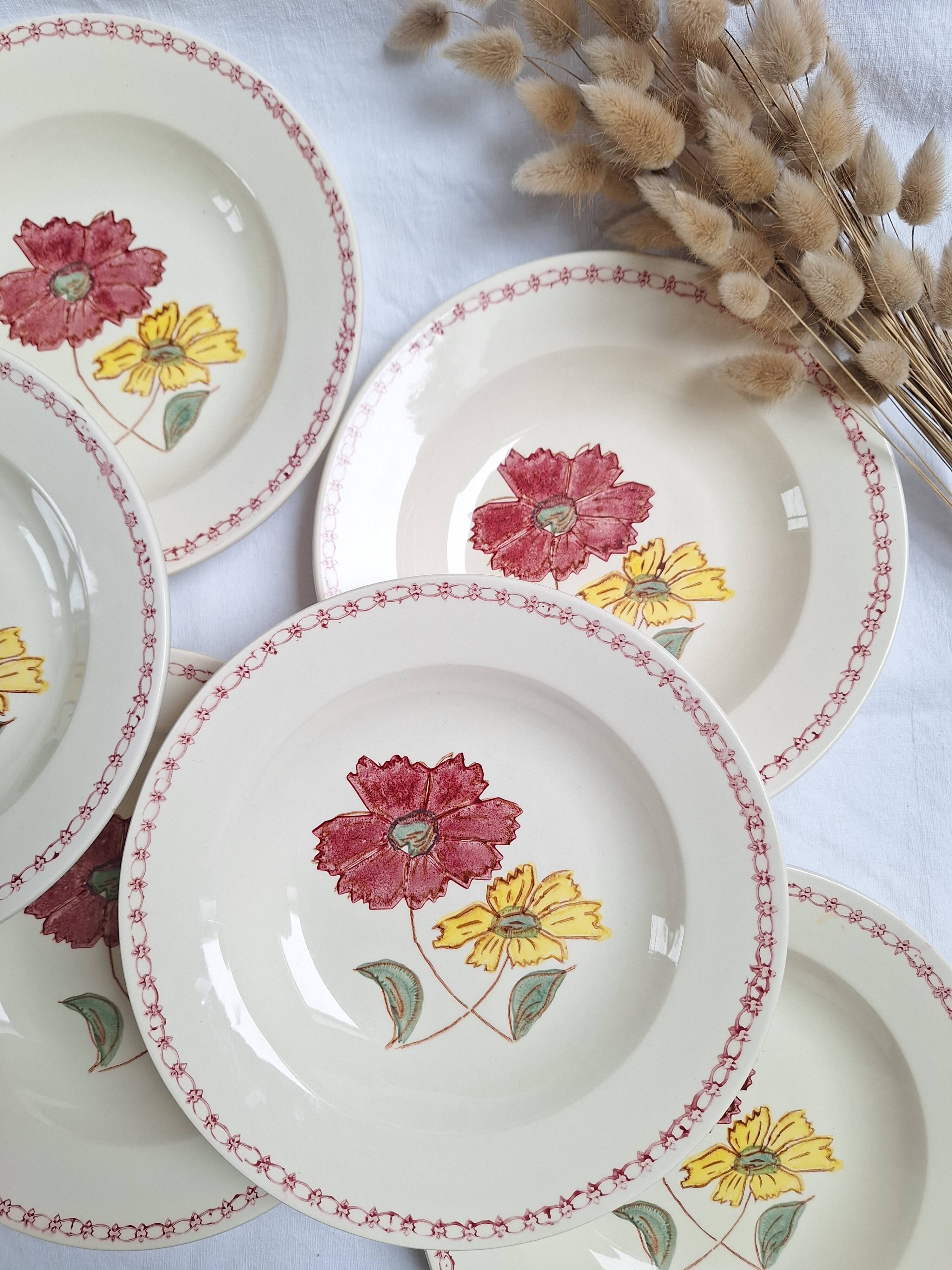 Vintage ADP soup plates