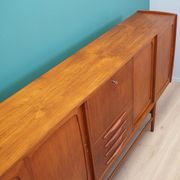 Panneau en teck, design danois, années 1960