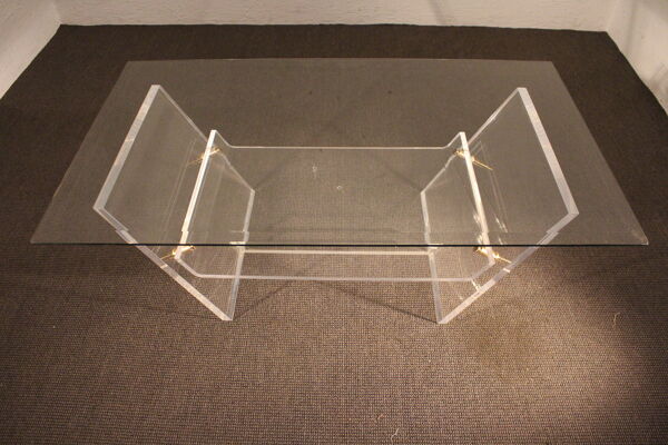 Table basse de pierre vandel 1970