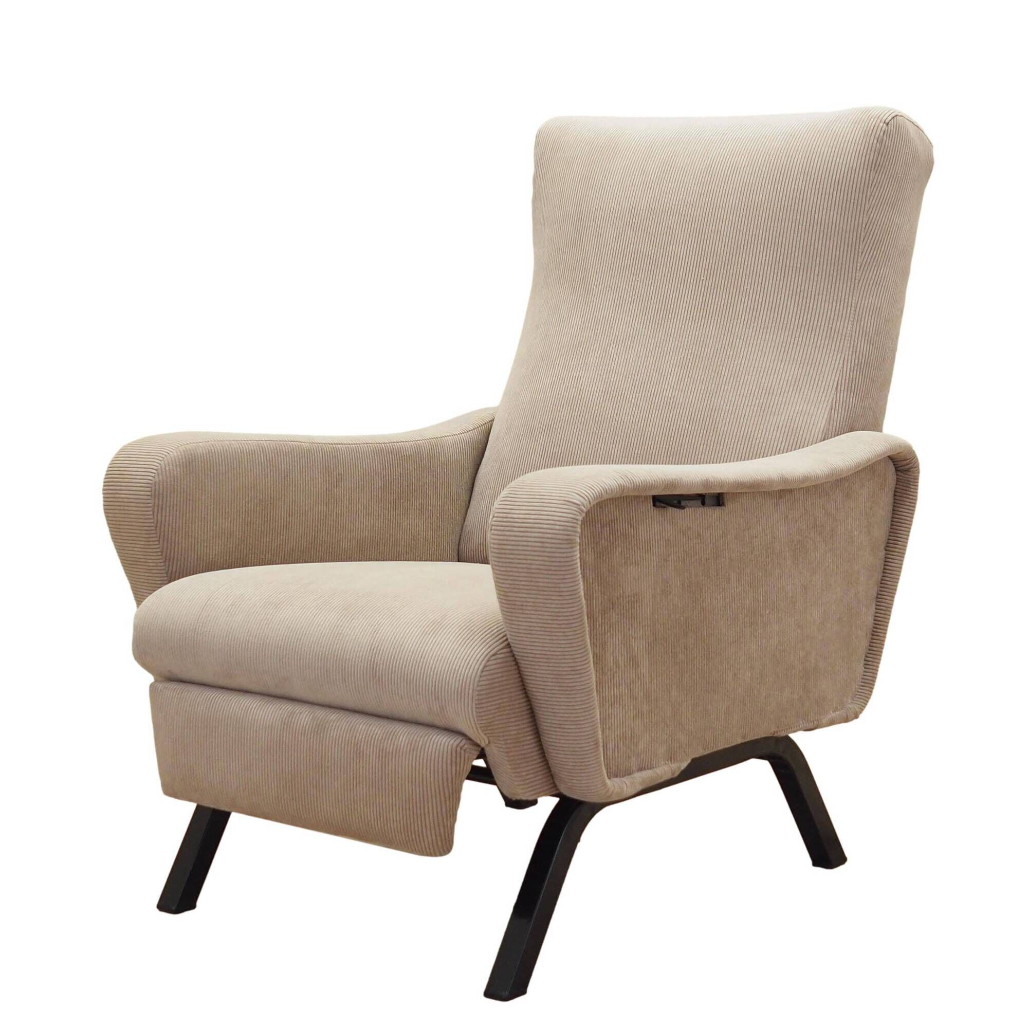 Adjustable armchair, Italian design, 1970s, production: Italy