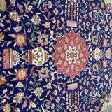 Tapis vintage persan de Tabriz fait main 300x395 cm