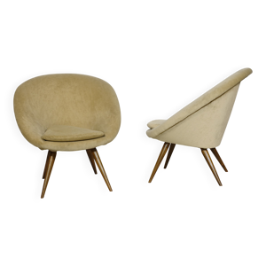 Chaises lounge en coquille