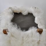 Pair of 1960s Sheepskin armchair