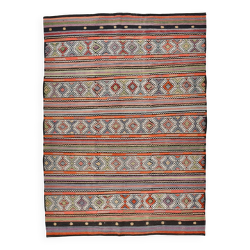 174x236Cm Antique Turkish Vintage Kilim Rug