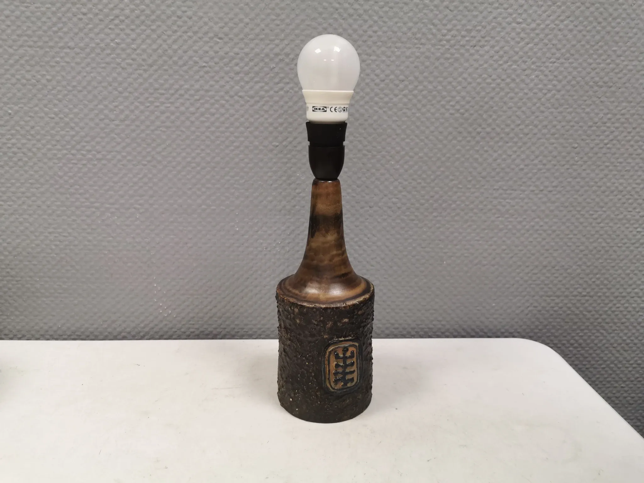 Lampe de table par Björn Ceramics, années 1960, Danemark.