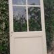 Old glazed communication door, 81x224cm