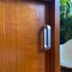 Teak veneer sideboard 80's