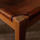 Vintage Maison Regain Pine & Cognac Leather Chair, France 1970s