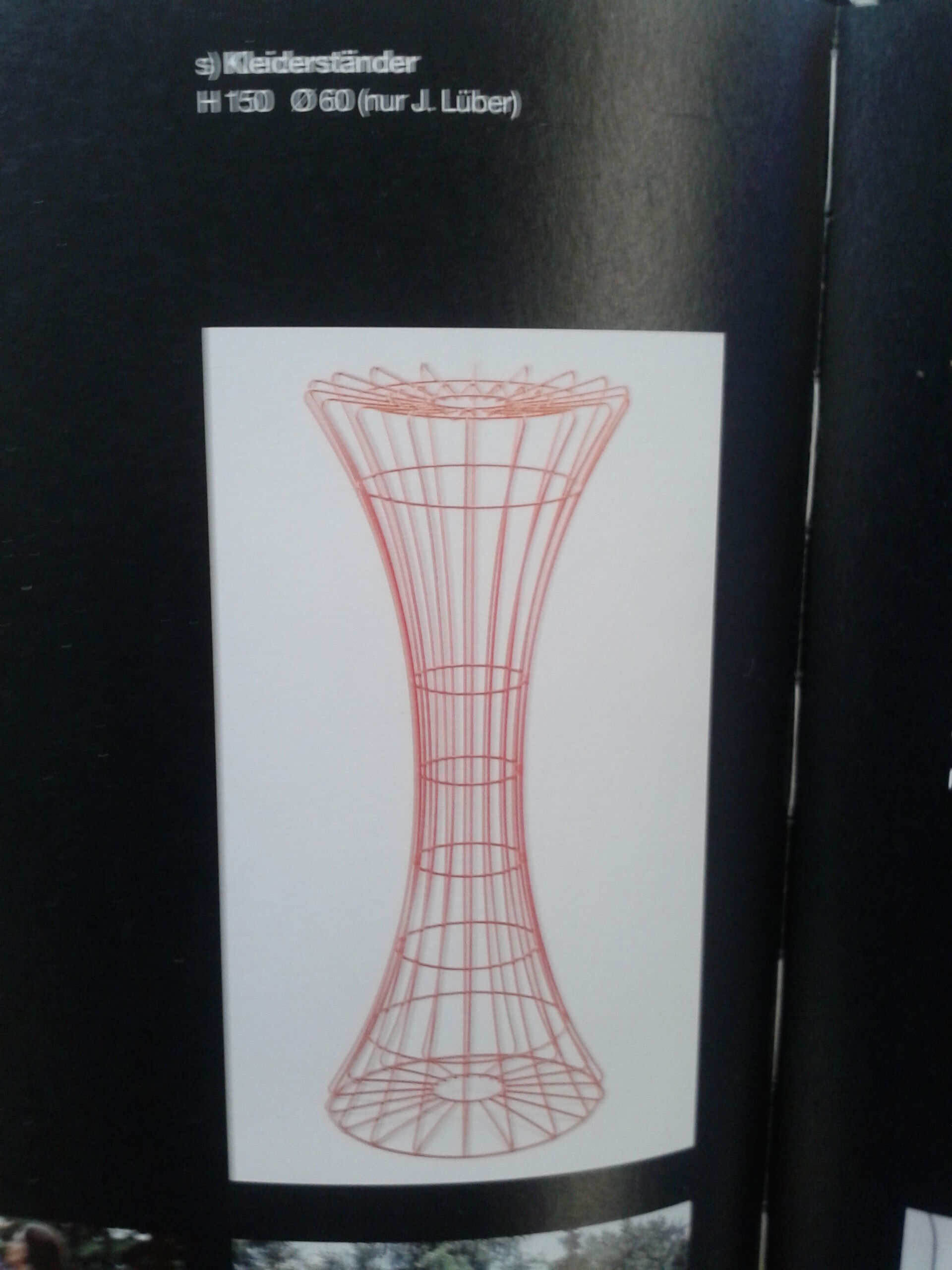 Verner Panton Coatrack J. Luber Switzerland 1958